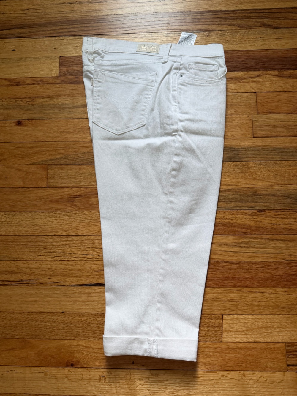 Levi's Women's White Straight-Leg Jeans